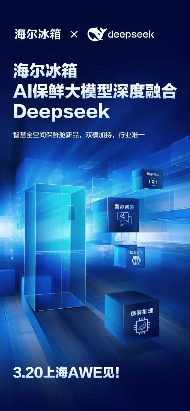 冰箱：技术创新是手段体验升级才是目的爱游戏率先接入DeepSeek！海尔